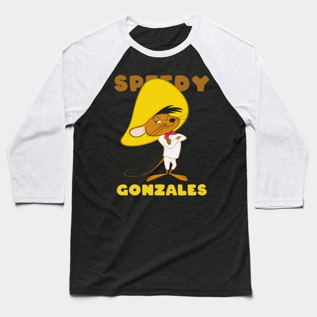 Speedy Gonzales Baseball T-Shirt by lazymost